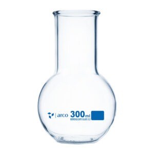 Ballon d'ébullition à fond plat et col large, 300 ml